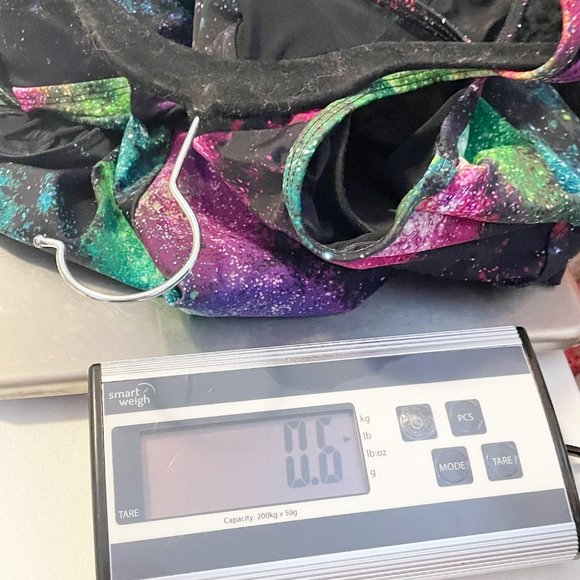 Torrid Rainbow Galaxy Mesh Sweetheart Neckline One Piece Swimsuit 3X - Picture 8 of 8